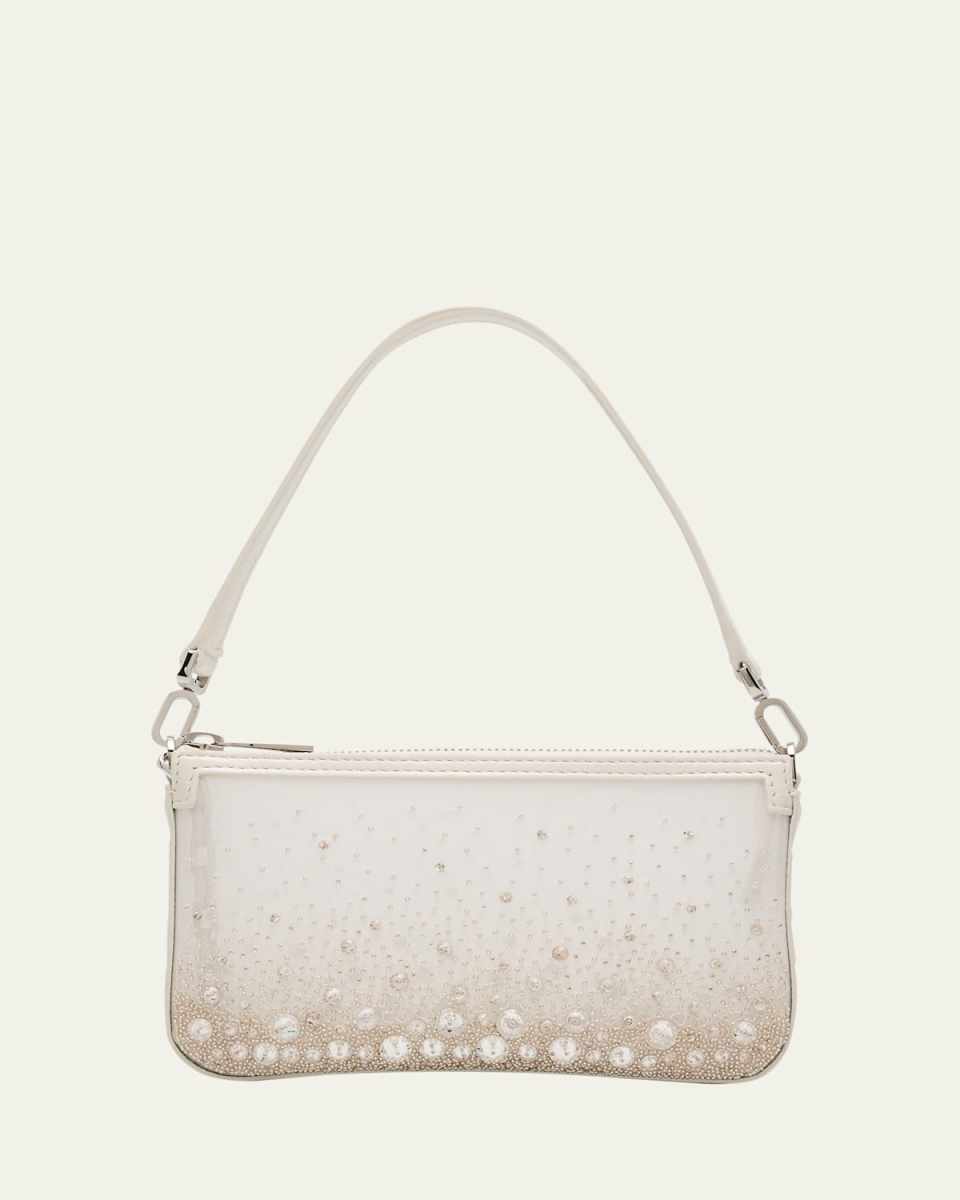 Loubila Mini Mesh Embellished Shoulder Bag